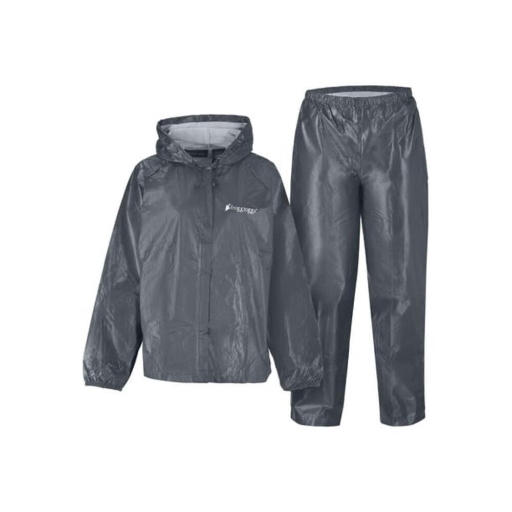 FROGG TOGGS L UltraLite2 Rain Suit 2Layer Waterproof Breathable Protective Black - Picture 3 of 10